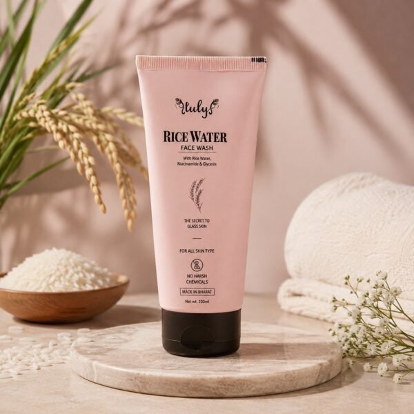 Rice water face wash