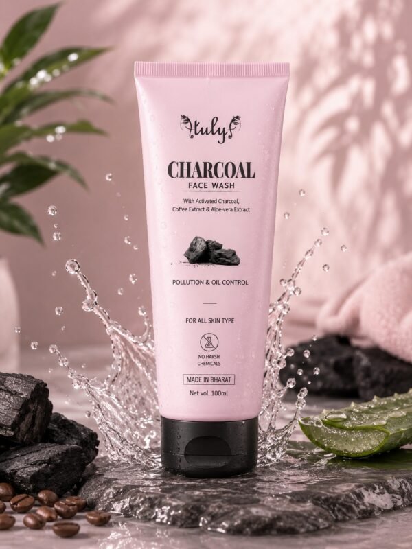 Charcoal face wash